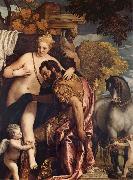 Paolo  Veronese Mars and Venus United by Love oil on canvas